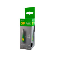Батарейка Лужна LR03 Мініпальчик Плівка GP Super G-TECH 4/40/480 59165