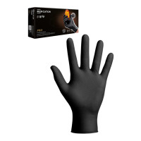 Перчатки защитные Gogrip нитриловые черные усиленные "XL" (уп. 25 пар) 69781
