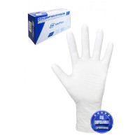 Рукавички оглядові Medplast латексні неопудрені "L"  69313