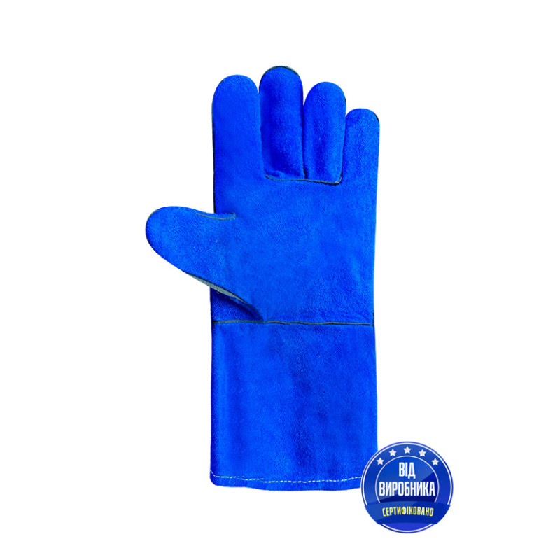 Рукавиця Крага на підкладці синя довга SEVEN KEVLAR