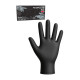 Рукавички оглядові нітрилові чорні BlackyPlus light, р.М (уп.50 пар)