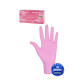 Рукавички оглядові нітрилові рожеві PinkyPlus, розмір S (уп 50 пар)
